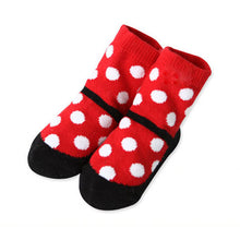 Cute Kids Baby Warm Socks born Polka Dot Socks Dress shoes Pattern Size 0-2T SM6