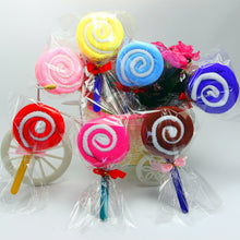 Cute Lollipop Washcloth Bridal Baby Kid Shower Wedding Party Favor Small TowelSM6