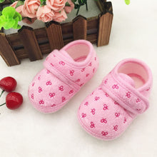 Cute Newborn Infants Kids Baby Shoes Boys Girls Cozy Cotton Soft Soled Crib Shoes First Walkers SM6