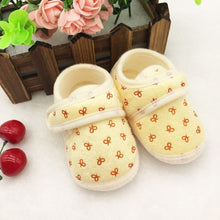 Cute Newborn Infants Kids Baby Shoes Boys Girls Cozy Cotton Soft Soled Crib Shoes First Walkers SM6