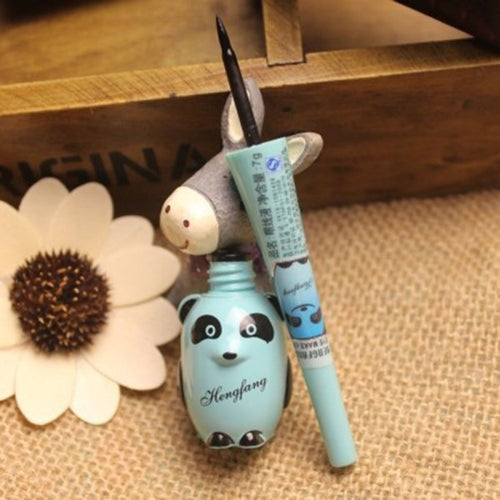 Cute Panda Waterproof Makeup Cosmetic Black Liquid Smooth Eye Liner Eyeliner Pen Whole SM6