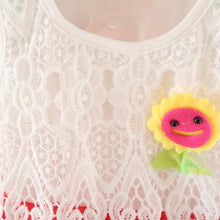 Cute Princess Baby Girls Sleeveless Floral Tutu Tulle Cotton Dress for 0-4Y SM6