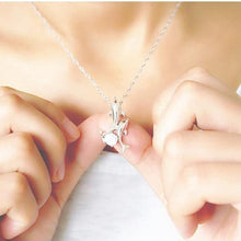 Cute Silver Plated Double Dolphin Rhinestone Short Chain Pendant Necklace Women Jewelry SM6