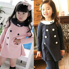 Cute Toddler Baby Girls Kids Dress Top Long Sleeve 2-7 Year Party One Piece Dresses SM6