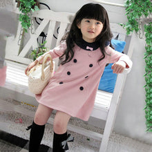 Cute Toddler Baby Girls Kids Dress Top Long Sleeve 2-7 Year Party One Piece Dresses SM6