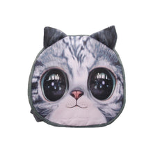 Cute Kids Backpack Boy Girl Schoolbag Cat 3D Animal Print Cartoon Children Preschool Kindergarten Backbag SM6