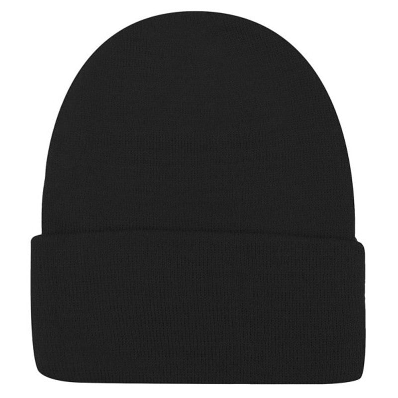 Cute Warm Plain Beanie Hats Women Cap Slouchy Knit Hat Capulti-Colored SM6