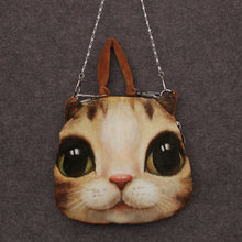 Cute Women Crossbody Bag Animal Cat Dog Head Print Handbag Zipper Mini Shoulder Bag Bolsos Women Totes Bag SM6