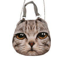 Cute Women Crossbody Bag Animal Cat Dog Head Print Handbag Zipper Mini Shoulder Bag Bolsos Women Totes Bag SM6