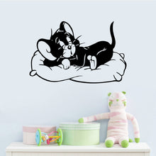 Cute cat cartoon wall children room household adornment wall posts SM6