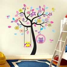 Cute monkeys playing on trees wall stickers for kids rooms decorative adesivo de parede removable pvc wall decal diy zooyoo1212 SM6
