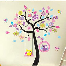 Cute monkeys playing on trees wall stickers for kids rooms decorative adesivo de parede removable pvc wall decal diy zooyoo1212 SM6