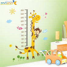 Cute monkeys playing on trees wall stickers for kids rooms zooyoo1208 decorative adesivo de parede removable pvc diy wall decal SM6