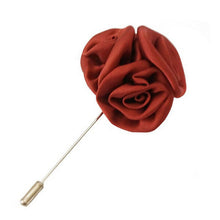 Daisy H made Boutonniere Stick Brooch PinWedding Bridegroom Lapel Pin Rose Men's Suits Flower Brooches SM6
