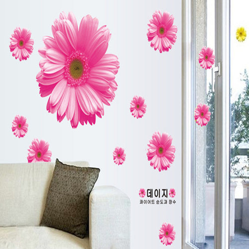 Daisy the sitting room TV setting wall decoration The third generation of fashion wall stickers SM6