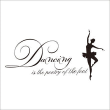 "Dancing" High Quality PVC Removable Wall Sticker Decor For bedroom living Rooms SM6
