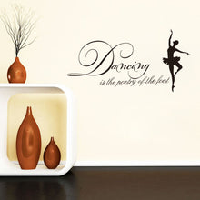 "Dancing" High Quality PVC Removable Wall Sticker Decor For bedroom living Rooms SM6