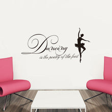 "Dancing" High Quality PVC Removable Wall Sticker Decor For bedroom living Rooms SM6