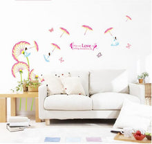 Dandelion umbrella sitting room TV setting wall of household adornment wall decoration on the wall SM6