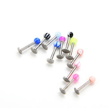 Delicate Stylish Stainless Steel Ball Top Lip Studs Ear Rings Tragus Body Piercing 10 Pcs SM6