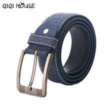 Designer Belt Imitate Jeans Men Casual Artificial Leather Belt Buckle Waist Strap Belts Cintos Para Homens#B825 SM6