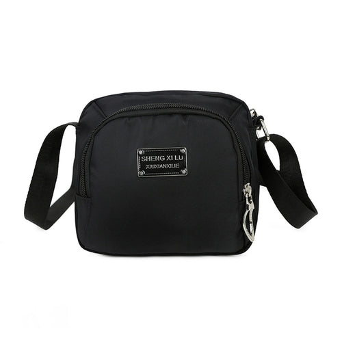 Designer Women Crossbody Bag Nylon Waterproof Bolsa Feminina Zipper Fastening Pockets Solid Shoulder Bag SM6