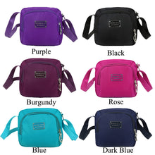 Designer Women Crossbody Bag Nylon Waterproof Bolsa Feminina Zipper Fastening Pockets Solid Shoulder Bag SM6