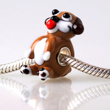 Dog Paw European Beads Classic Glass Bead Silver Core or Bracelet Bangles Necklace H made Jewelry SM6