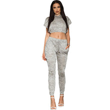 Elastic Waistband Hooded Charcoal Gray Two Piece Jumpsuit Romper Overalls For  Bodycon Jumpsuit Long Pants SM6