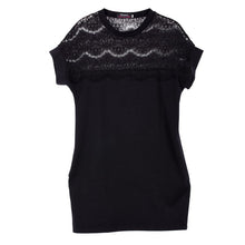 Elegant Women Lace Dresses Hollow Out Loose Sexy Short Casual Dress SM6