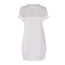 Elegant Women Lace Dresses Hollow Out Loose Sexy Short Casual Dress SM6