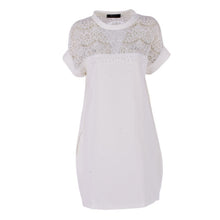Elegant Women Lace Dresses Hollow Out Loose Sexy Short Casual Dress SM6