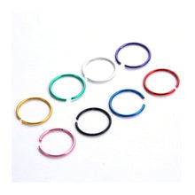 Fake Piercing Bijoux Medical Nostril Titanium Nose Hoop Nose Rings Clip On Nose Ring Body Jewelry For Women 40pcs 1Box SM6