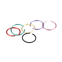 Fake Piercing Bijoux Medical Nostril Titanium Nose Hoop Nose Rings Clip On Nose Ring Body Jewelry For Women 40pcs 1Box SM6
