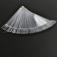 False Display Nail Art Fan Wheel Polish Practice Tip Sticks Nail Art 50pcs Top Good PY7 SM6
