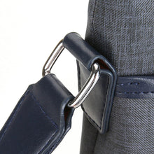 Famous Canvas Men Bag Casual Business PU Leather Patchwork Mens Messenger Bag Vintage Men Crossbody Bag Zipper Bolsas  SM6