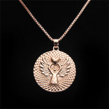 s GUARDIAN ANGEL PROTECT ME Double-faced Guardian Angel Pendant Necklace collar chain Gold Silver Colors SM6