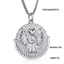 s GUARDIAN ANGEL PROTECT ME Double-faced Guardian Angel Pendant Necklace collar chain Gold Silver Colors SM6
