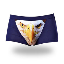 3D Wolf Eagle Underwear Men Cotton Boxer Cartoon Panties Ucrotch Animal Print Shorts Calzoncillos Homme SM6