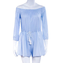 Fashion Blue Jumpsuit Women Short Tassel Combinaison Short Femme Jumpsuits Rompers Womens Jumpsuit SM6