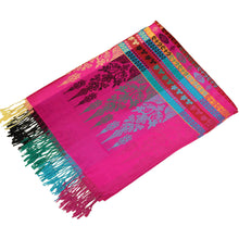 Bohemian Scarves Women Pashmina Colorful Floral Print Tassel Fringe Scaft Casual Ladies Shawls And Scarves SM6