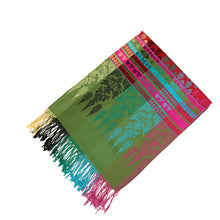 Bohemian Scarves Women Pashmina Colorful Floral Print Tassel Fringe Scaft Casual Ladies Shawls And Scarves SM6