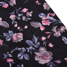 Casual Loose Cotton Tops T Shirt Women Printed Floral Three-quarter Sleeve Shirt SM6