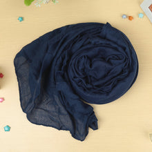 Cotton Scarf Women Shawls and Scarves Scarf Solid Color Casual Neck Warmer Wrap Long Pashmina SM6