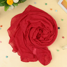 Cotton Scarf Women Shawls and Scarves Scarf Solid Color Casual Neck Warmer Wrap Long Pashmina SM6