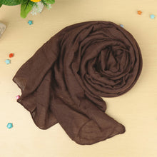 Cotton Scarf Women Shawls and Scarves Scarf Solid Color Casual Neck Warmer Wrap Long Pashmina SM6