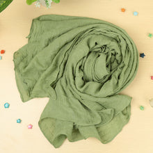 Cotton Scarf Women Shawls and Scarves Scarf Solid Color Casual Neck Warmer Wrap Long Pashmina SM6