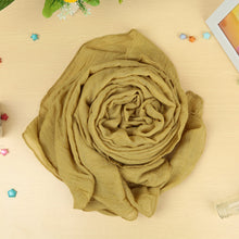 Cotton Scarf Women Shawls and Scarves Scarf Solid Color Casual Neck Warmer Wrap Long Pashmina SM6