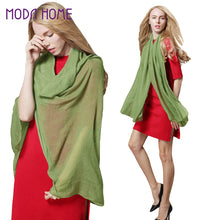 Cotton Scarf Women Shawls and Scarves Scarf Solid Color Casual Neck Warmer Wrap Long Pashmina SM6