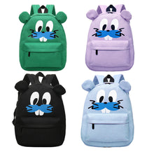 Cute Cartoon Mouse Print Women Backpack Zipper Pocket Canvas Bags Student Bag For Teenager Girls School Bag Rucksack SM6